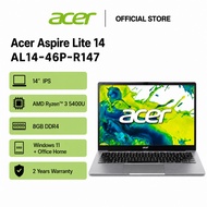 Acer Aspire Lite 14 AL14-46P-R147 Notebook 14" IPS/ Ryzen 3 5400U/ 8GB/ 256GB/ Windows 11 Home/ HDMI