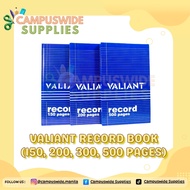 CW - VALIANT Record Book (200, 300, 500 pages)