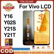 LCD for Vivo Y16/Y02S/Y21S/Y21T original  lcd display touch Screen skrin sentuh Digitizer Assembly r