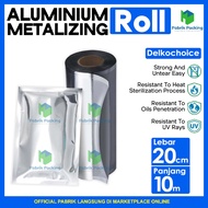 Plastic sachet packaging aluminum foil roll metalizing sachet packaging 20 cm