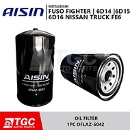 Aisin Oil Filter OFLAZ-6042 Mitsubishi Fuso Fighter 6D14 6D15 6D16 Nissan Truck FE6 C-223 C-309 1pc