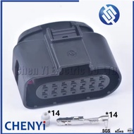 14 Pin Female Fuel injection valve body gearbox lane auxiliary Plug Connector 4H0973717 For Q5 B8 A7
