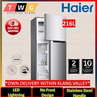 [Stock Ready, Fast Ship] Haier 2 Door 216L Refrigerator Fridge HRF-238H Peti Sejuk 电冰箱 (2 Years Warr
