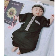 <ARZ> Baby Boy Robe/Baby koko/Baby Boy Robe/3 Months - 2 Years Premium Rayyon Cotton Retail free Cap