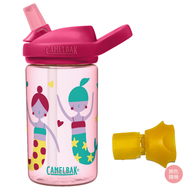 CamelBak - 【贈防塵蓋】EDDY+ 兒童吸管運動水瓶-娃娃美人魚 (400ml)-156g