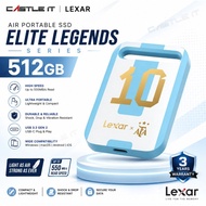 Lexar Air SL260 512GB USB-C 3.2 Gen 1 AFA Portable External SSD LSL260X512G-BNXNG