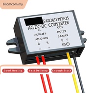 <LOMC>AC-DC Current Converter AC 12V (10-28V) to DC 12VIP68 Waterproof
