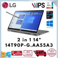 LG Gram 14T90P Convertible 2 in 1 Laptop Tablet mode with Wacom Pen i5 i7 Black