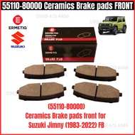 ERMETIQ (55110-80000) Ceramics Brake pads front for Suzuki Jimny (1983-2022) FB