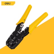 Deli Full Set Of lan Head Pliers Hand Tools Cable Wire Into The Of Cable. The Crimping Crimper Pliers.