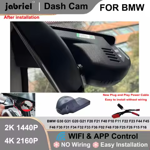 New 2K 4K 2160P Car DVR Wifi Dash Cam For BMW F30 F31 F32 F33 F34 F36 F39 F45 F10 F20 F25 F26 F07 F4