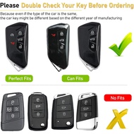 Compatible with Volkswagen Key Fob Cover Atlas Golf ID.4 Atlas Cross Sport,2022-2024 Golf ID.4 2024 