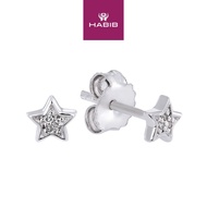 HABIB Diamond Earrings in 375/9K Gold (Star) 457190623
