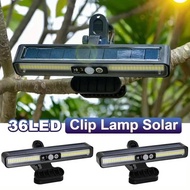 Clip on Solar Motion Lights Outdoor Waterproof Solar Fence Lights Outside with 36 LED Security Light