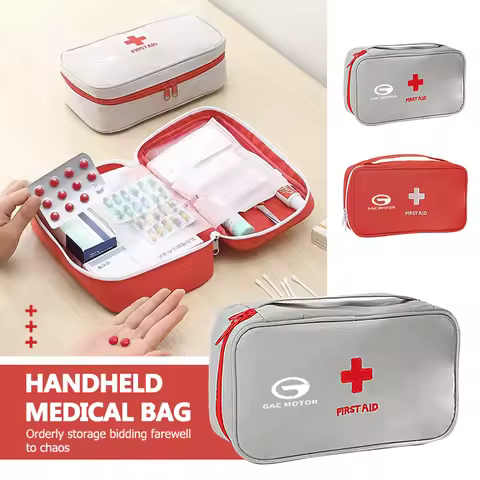 Universal Car Travel First Aid Kit Storage Bag Portable HandBag For GAC MOTOR Trumpchi Aion S Aion Y