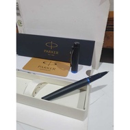 Parker Pen Original IM Marine Blue Ring Black Trim Rollerball