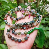 Tasbih Batu Akik Campuran ( 100% Asli Bahan Mentah Import )