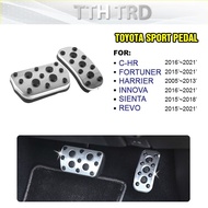 HC-CARGO Toyota Sport Pedal Aluminum Steel Gas Accelerator Brake Car Accessories (NO DRILLING)