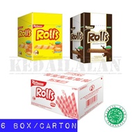 [1CTN] RICHEESE Rolls/RICHOCO Rolls 8gram