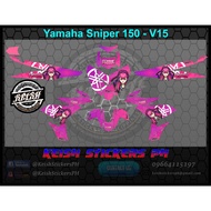 Decals for Yamaha Sniper 150 - V15