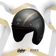 GALLOP BIJIN SERIES HELMET 美人系 3/4半罩安全帽水泥灰