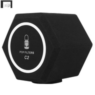 Mic Wind Screen Acoustic for Record Studios Mic Sound-Absorbing Foam Vocal Isolation Ball
