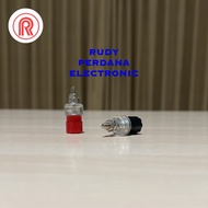 Binding POST SOCKET BANANA SOCKET 4MM TRANSPARENT SMALL 32MM