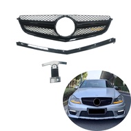 New style C class C63 AMG front grill for Mercedes Benz C63 AMG style front grille 2012 2014