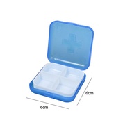 New Pill Box Cross Grid Packing Pill Box Portable Packing Pill Box Plastic Mini Medicine Storage Box