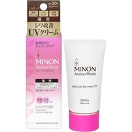 日本MINON 敏感肌用抗皺保濕提亮防曬日霜 Amino Moist Aging Care Day Cream UV 30g SPF50+ PA++++