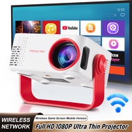 M60 [New Product Hot-selling] Portable Projector Household 1080P HD Thin Light Projector Mobile Phon
