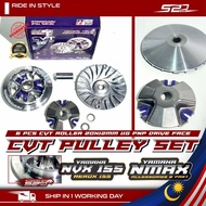 CVT Pulley Set UMA Racing NVX 155 NMAX AEROX V1 V2 NEW Pulley Kit Set With Drive Face & Roller 20 X 