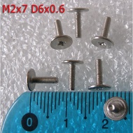 Laptop Notebook Netbook M2x7 D6x0.6 Thin-Head Screws
