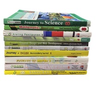 Grade 8 pre-loved science math filipino Araling p mapeh tle kleafs vibal rex books 2nd hand JHS