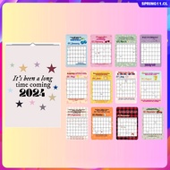 Taylors The Swift Calendar Decorative New Desk Calendar Table Calendar Standing Desk Calendar 2024 for Home Desk Table Fans Gift