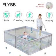 FLYBB Baby Playpen Big Size Indoor Outdoor Baby Playpen Baby Play Fence Toddler Fence