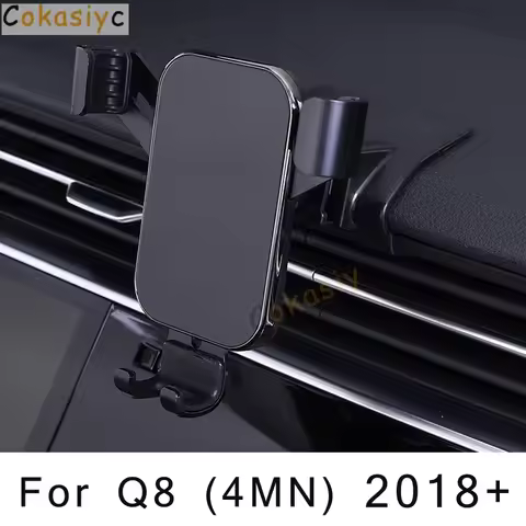 Car Phone Holder For Audi Q7 Q8 4M Air Vent Mount Car Styling Bracket GPS Stand Rotatable Support Mo