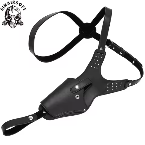 SINAIRSOFT Tactical Concealed Gun Carry Leather Holster Underarm Shoulder Pistol Holster For M9 M191
