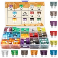 140 Keping Fius Automotif - Kit Fius Kereta Standard, Fius Auto Pelbagai untuk Marin, RV, Camper, Bo