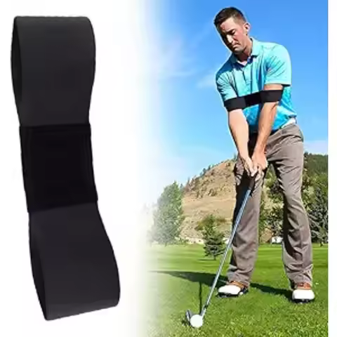 Golf Swing Trainer Arm Band - Elastic Nylon Golf Training Aid Band
