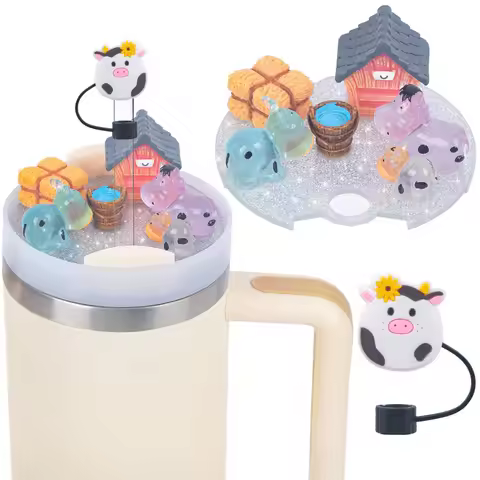 Accessories Charms Set Compatible with Stanley Trumbler 30oz/40oz, Stanley Cup Lid Accessories Charm
