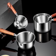 316 Stainless Steel Hot Oil Handy Tool Oily Small Pot Frying Pan Milk Pot Oil Splashing Pot Oil Splashing Boiler Universal