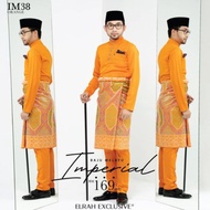 🎆HARI RAYA 2020🎆 BAJU MELAYU IMPERIAL BY ELRAH (ORANGE)