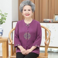 Phoenix Wing Embroidered Shirt for the Elderly