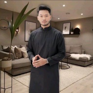 jubah pria resleting terlaris/gamis pria polos terbaru/jubah termurah/jubah dewasa