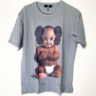 ORIGINAL FAKE KAWS XX LOGO 早期 經典 復古 老品 小嬰兒 休閒 短袖 短T 男版 灰色 L號 CLT-M TP0_234 #23春古著 #23愛地球 TP0_23