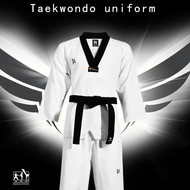 2022 New Taekwondo Uniform for Kids 110cm-190cm Taekwondo Uniforms Shift Long Sleeves Martial Arts Karate Jujitsu Gym Training Uniform with Belt for Children Adults Unisex