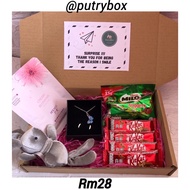 SET BEAR 20CM + ERRINGS&CHAIN