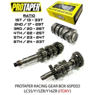 PROTAPER GEARBOX 6SPEED Y15ZR/LC135 5S/ FZ150 NEW GEAR BOX 6 SPEED