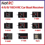 Hotrc 2.4GHz 4/6/8/10 CH F-04BT F-06AT F-08AT F-01AT F-10A Voltage Return Control Gyro Receiver For 